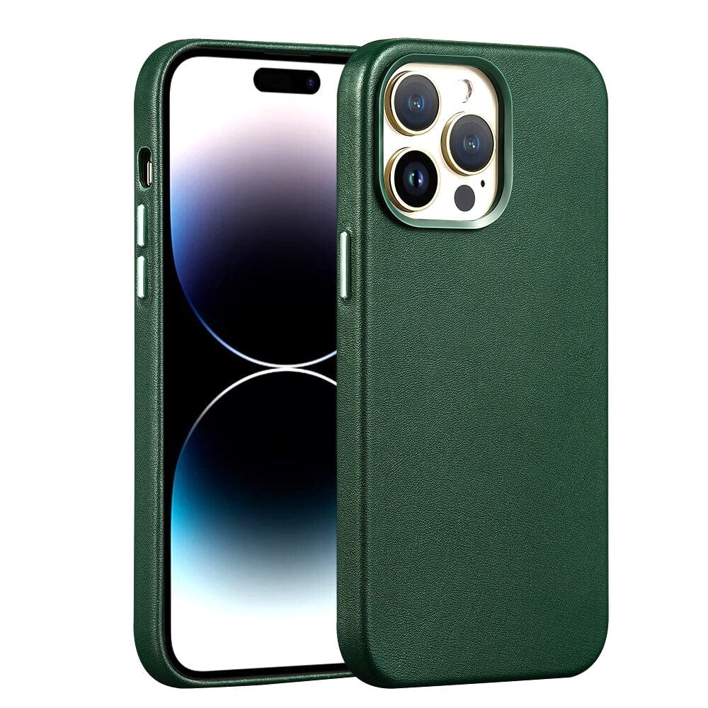 Upgrade your phone protection with the best-selling fashion mobile cover cases, designed for both men and women. Our collection of mobile cases and covers boasts 100% genuine leather, lending a touch of luxury to your device. Choose from a range of luxury-designed bumper protective cover cases, exclusively for Apple iPhone 14, Apple iPhone 14 Pro, and Apple iPhone 14 Pro Max. We offer the best 100% real leather Apple iPhone cases that are not only stylish but also high-quality.