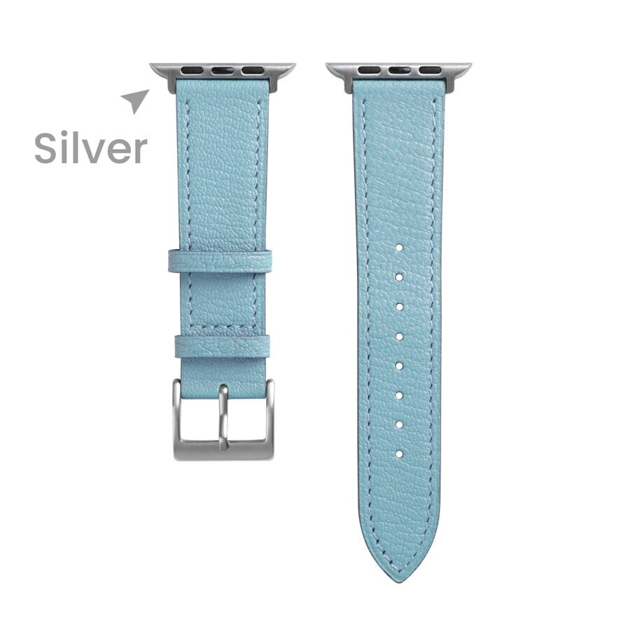 Best Selling Leather Strap for your Apple Smart Watch. Handmade from genuine Italian leather, this luxury-designed strap is 100% high-quality and perfect for both men and women. Replace your Apple Smartwatch Band with this soft and comfortable leather watch band for the ultimate in style and comfort. Buy online now for the best-selling leather watch strap for Apple Watch Band.