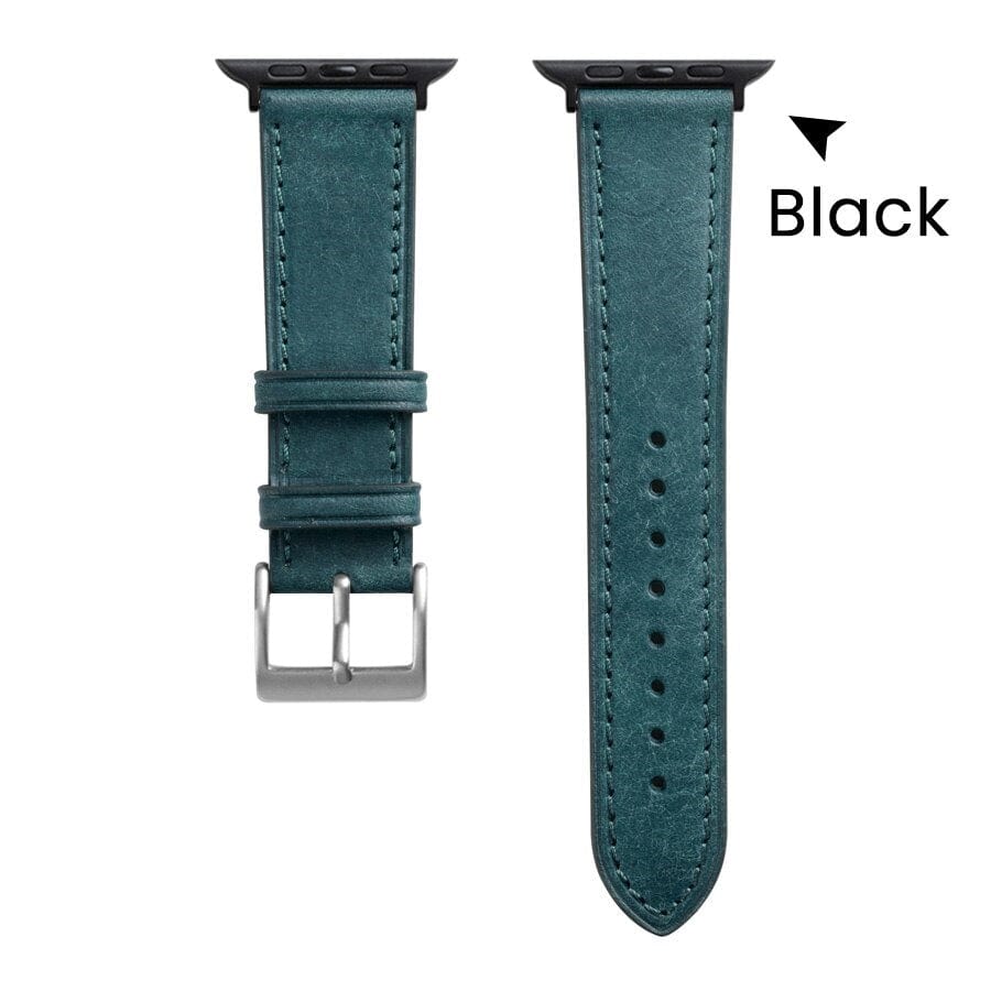 Best Selling Leather Strap for your Apple Smart Watch. Handmade from genuine Italian leather, this luxury-designed strap is 100% high-quality and perfect for both men and women. Replace your Apple Smartwatch Band with this soft and comfortable leather watch band for the ultimate in style and comfort. Buy online now for the best-selling leather watch strap for Apple Watch Band.