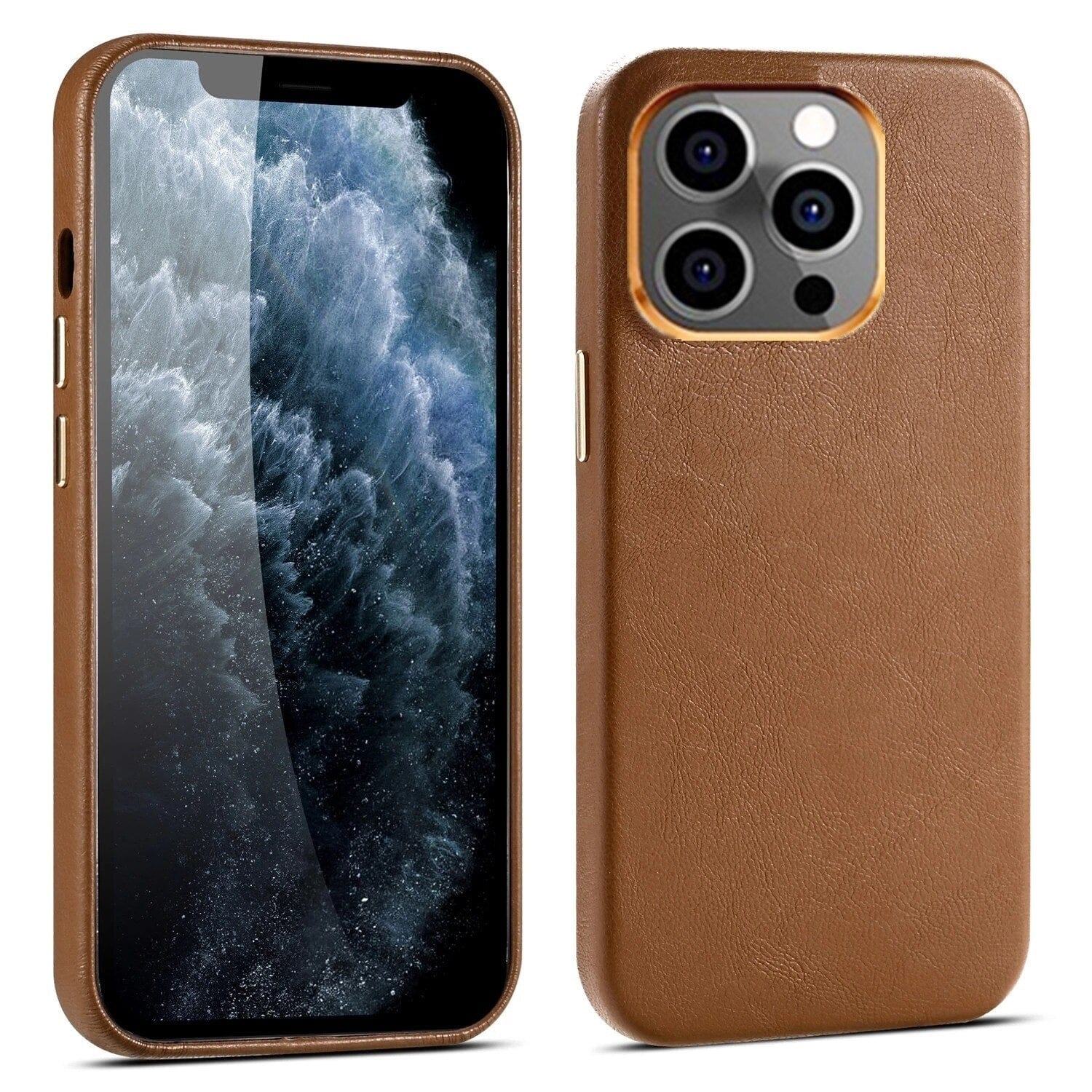 Upgrade your phone protection with the best-selling fashion mobile cover cases, designed for both men and women. Our collection of mobile cases and covers boasts 100% genuine leather, lending a touch of luxury to your device. Choose from a range of luxury-designed bumper protective cover cases, exclusively for Apple iPhone 14, Apple iPhone 14 Pro, and Apple iPhone 14 Pro Max. We offer the best 100% real leather Apple iPhone cases that are not only stylish but also high-quality.