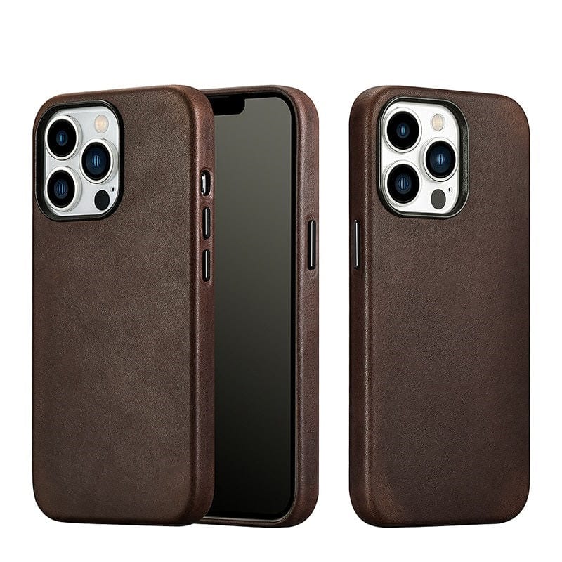 Upgrade your phone protection with the best-selling fashion mobile cover cases, designed for both men and women. Our collection of mobile cases and covers boasts 100% genuine leather, lending a touch of luxury to your device. Choose from a range of luxury-designed bumper protective cover cases, exclusively for Apple iPhone 14, Apple iPhone 14 Pro, and Apple iPhone 14 Pro Max. We offer the best 100% real leather Apple iPhone cases that are not only stylish but also high-quality.