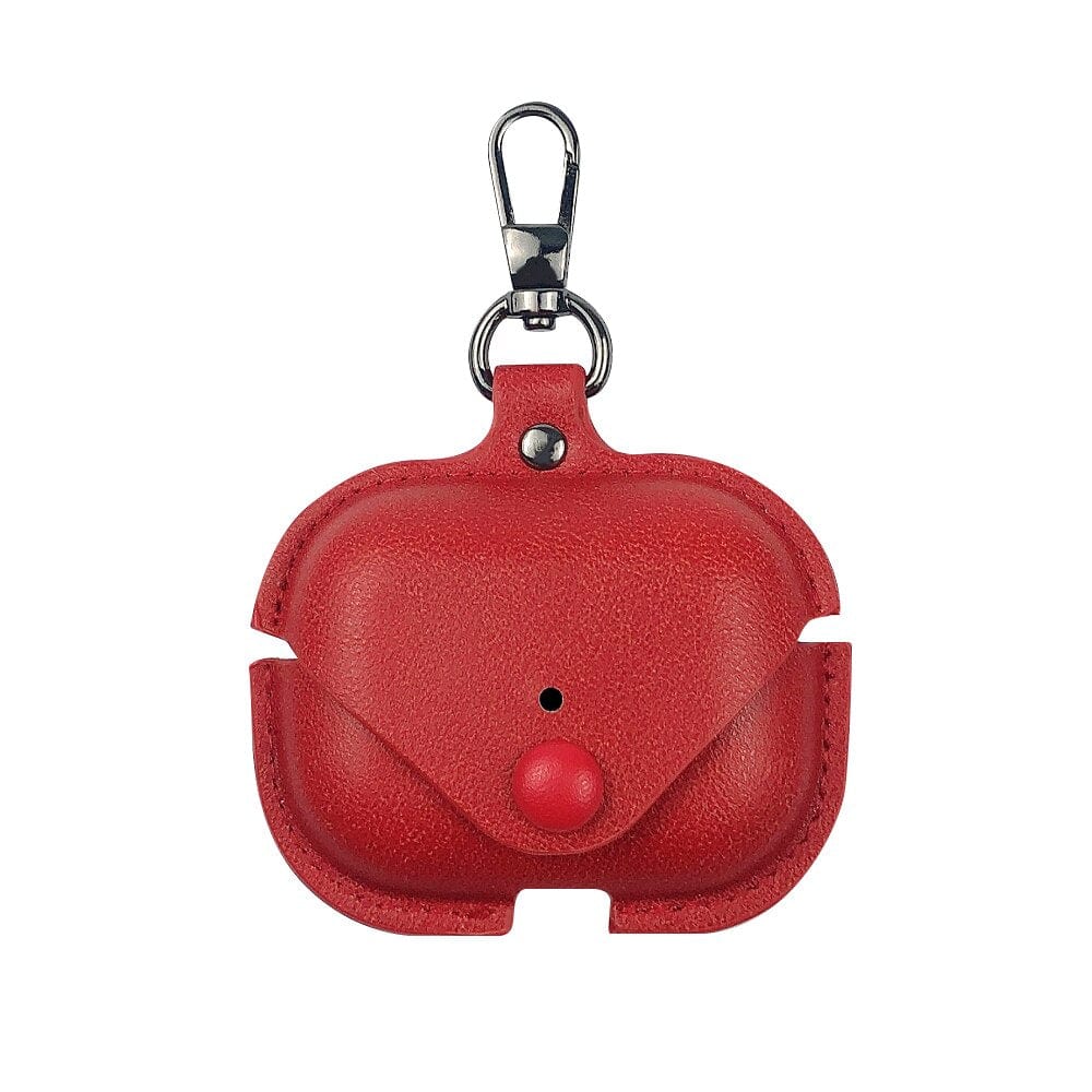 Luxury Airpods Case Cover For 1st/2nd Generation. Red Color.