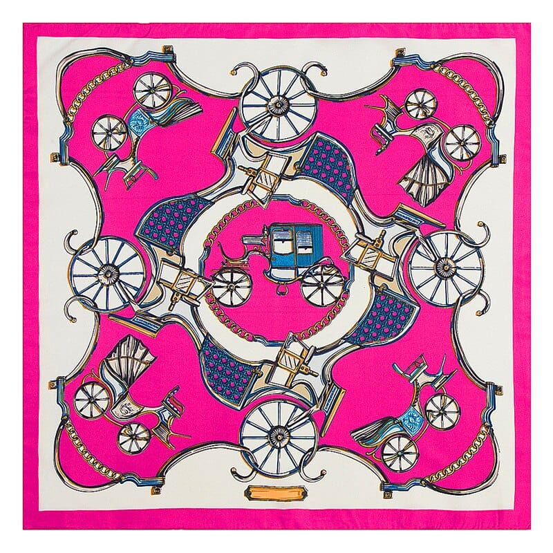 Beautiful Handmade Luxury Designer 100% Silk Shawl Scarf and stoles for Women - Elegant, Stylish, Warm, Fashionable Soft Lightweight Satin, Twill Silk Scarf White, Red, Gold, Blue, Purple, Black, Pink, Orange, Grey, Horse Carriage, Pegasus