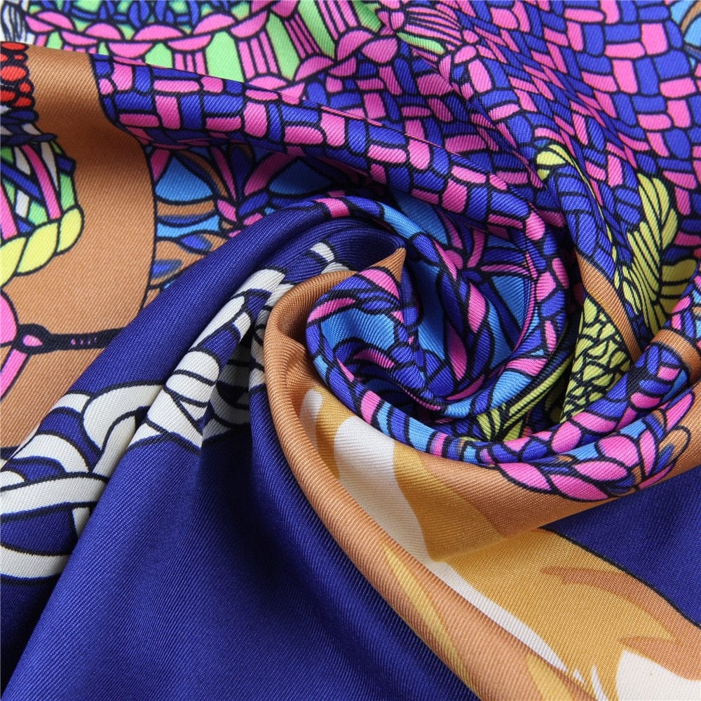 Best Animal Printed Silk Scarves for women Wild animal and Jungle printed Luxury Silk Scarves and Stoles Multicoloured Handmade Silk Scarf Multicoloured Silk Scarf with Blue, Red, Black, White, Pink, Grey, Navy, Brown, Green, Yellow, Gold, Purple, Coffee, and Orange Colours. Luxury twill Silk women&