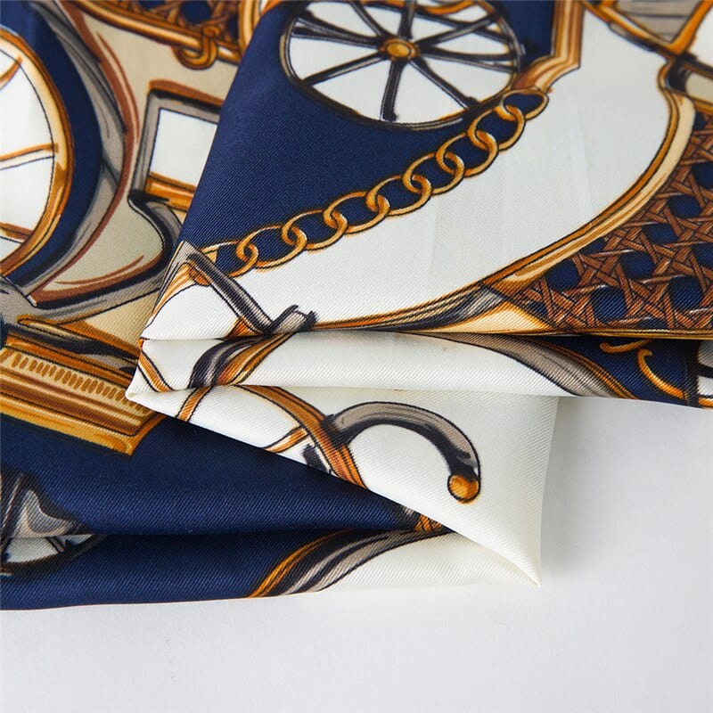 Beautiful Handmade Luxury Designer 100% Silk Shawl Scarf and stoles for Women - Elegant, Stylish, Warm, Fashionable Soft Lightweight Satin, Twill Silk Scarf White, Red, Gold, Blue, Purple, Black, Pink, Orange, Grey, Horse Carriage, Pegasus