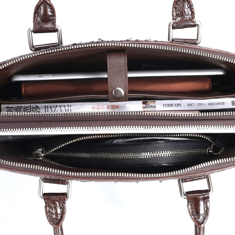 Best Selling Luxury Designed Leather Briefcases for men and women. These handmade 100% real leather briefcases are perfect for the modern professional who wants to make a statement. The genuine leather fashion trend 14 and 15-inch designer business laptop bags are designed to be both stylish and practical, making them the perfect accessory for work or travel.