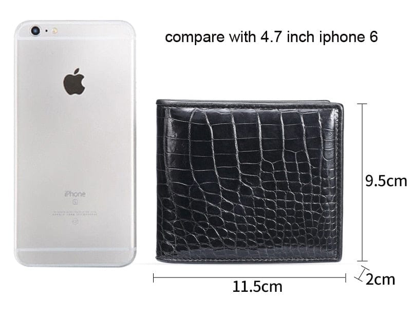 Genuine Croc Skin Leather Men&