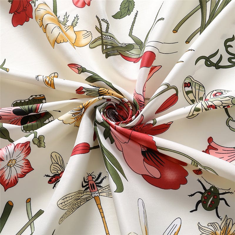 Beautiful Handmade Luxury Designer 100% Silk Shawl Scarf and stoles for Women - Elegant, Stylish, Warm, Fashionable Soft Lightweight Satin, Twill Silk Scarf White, Red, Gold, Blue, Purple, Black, Pink, Orange, Grey, Flower Rose, Floral