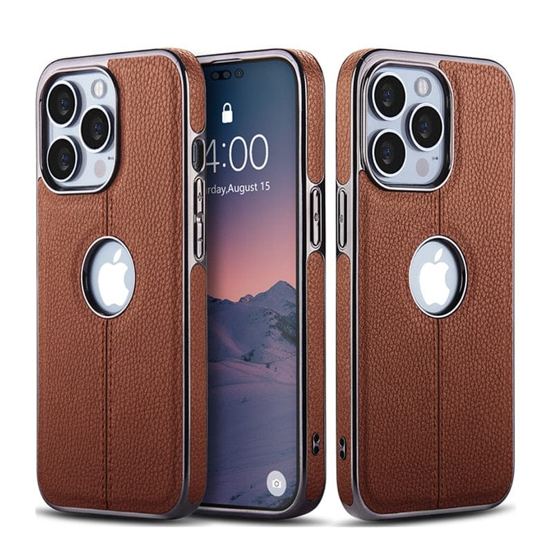 Upgrade your phone protection with the best-selling fashion mobile cover cases, designed for both men and women. Our collection of mobile cases and covers boasts 100% genuine leather, lending a touch of luxury to your device. Choose from a range of luxury-designed bumper protective cover cases, exclusively for Apple iPhone 14, Apple iPhone 14 Pro, and Apple iPhone 14 Pro Max. We offer the best 100% real leather Apple iPhone cases that are not only stylish but also high-quality.