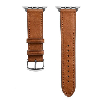 Best Selling Leather Strap for your Apple Smart Watch. Handmade from genuine Italian leather, this luxury-designed strap is 100% high-quality and perfect for both men and women. Replace your Apple Smartwatch Band with this soft and comfortable leather watch band for the ultimate in style and comfort. Buy online now for the best-selling leather watch strap for Apple Watch Band.