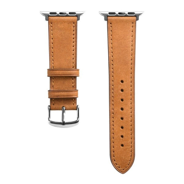 Best Selling Leather Strap for your Apple Smart Watch. Handmade from genuine Italian leather, this luxury-designed strap is 100% high-quality and perfect for both men and women. Replace your Apple Smartwatch Band with this soft and comfortable leather watch band for the ultimate in style and comfort. Buy online now for the best-selling leather watch strap for Apple Watch Band.