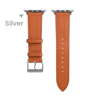 Best Selling Leather Strap for your Apple Smart Watch. Handmade from genuine Italian leather, this luxury-designed strap is 100% high-quality and perfect for both men and women. Replace your Apple Smartwatch Band with this soft and comfortable leather watch band for the ultimate in style and comfort. Buy online now for the best-selling leather watch strap for Apple Watch Band.