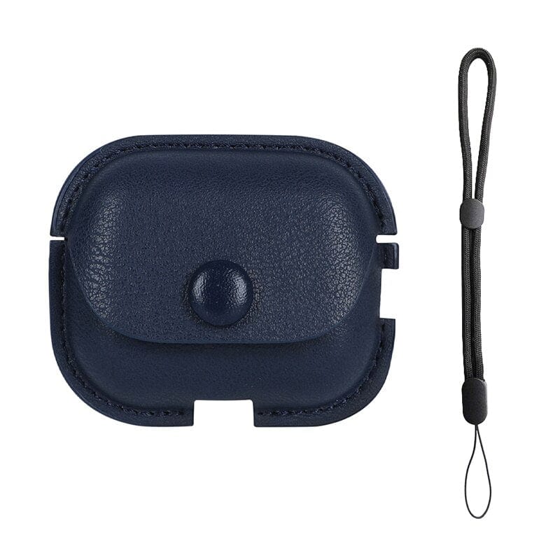 Genuine Leather EarPods Pouch with Strap for Apple Air Pods Pro 2