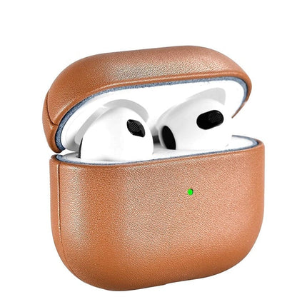 Best Selling 100% real leather luxury brand-designed case cover is available for the Apple Airpod Pro and 1st, 2nd, 3rd, 4th, and 5th generations. The high-quality protective cover case is designed to offer superior protection for your Apple Airpod, ensuring that it stays safe from scratches, dents, and other forms of damage. The case is made from genuine leather, providing a high-quality and protective pouch for your Apple Airpod or Earpod.