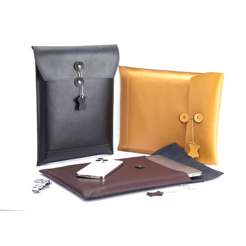 Best-selling High-Quality Genuine Leather Laptop Cases and Covers! Handmade with luxury design, our brand Apple Macbook, Laptop, and Apple iPad Pro cases, covers, and sleeves are perfect for trending fashion men and women. Made with 100% real leather, these high-quality protective cases, bags, covers, and sleeves provide the ultimate protection for your laptops and iPad tablets. 