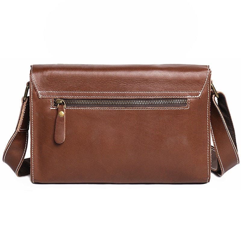 Genuine Leather Vintage Casual Shoulder Horizontal Messenger Bag