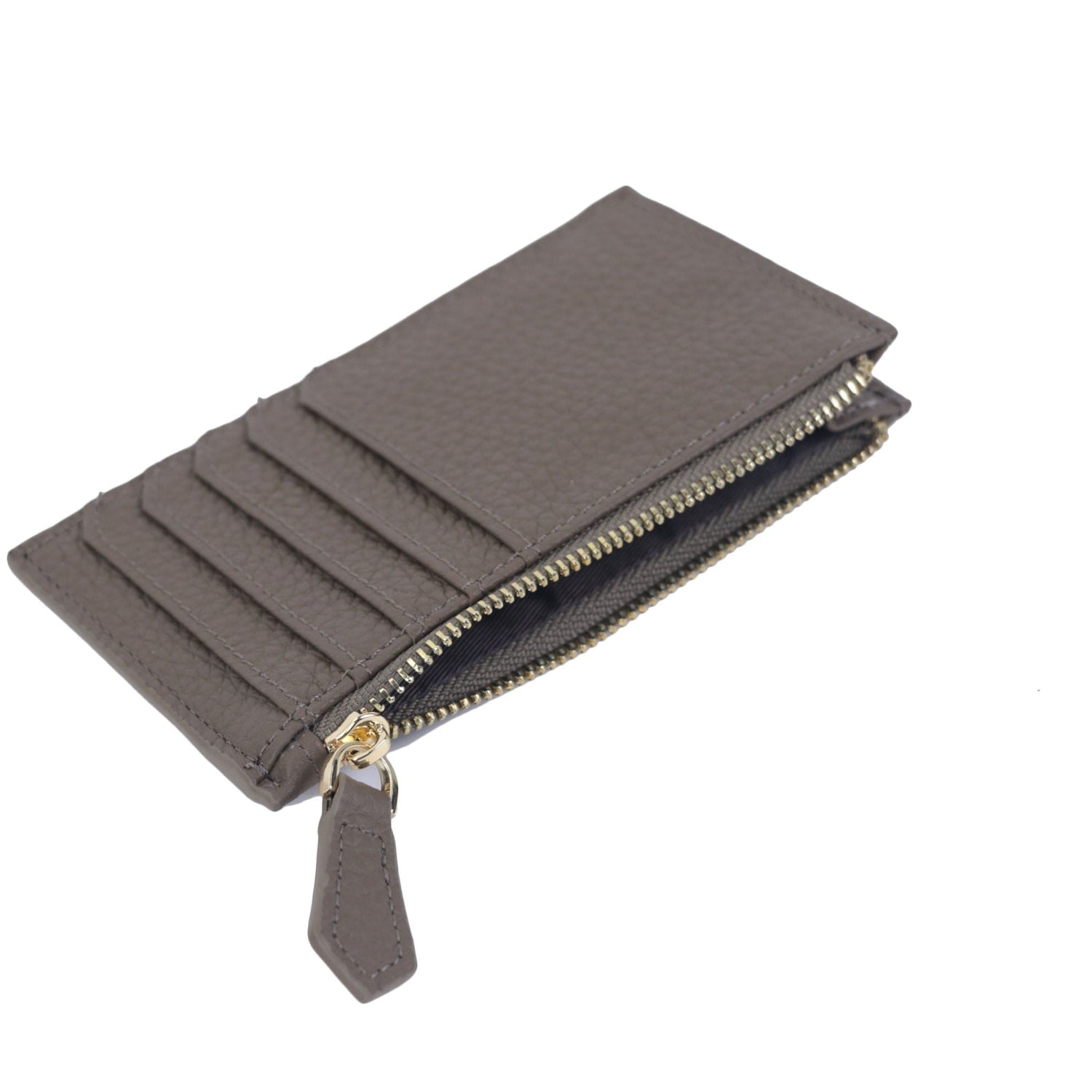 Luxury Genuine leather Men's Wallet with Coin Pocket Zipper