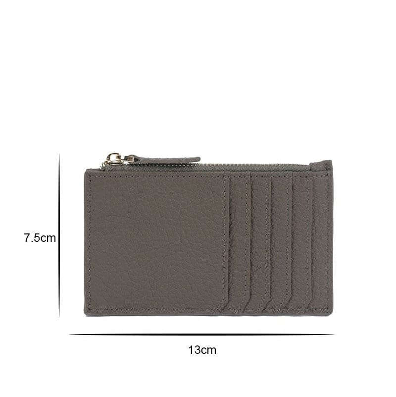 Buy Ted Baker Women Light Grey Webbing Zip Leather Card Holder Online -  904132 | The Collective