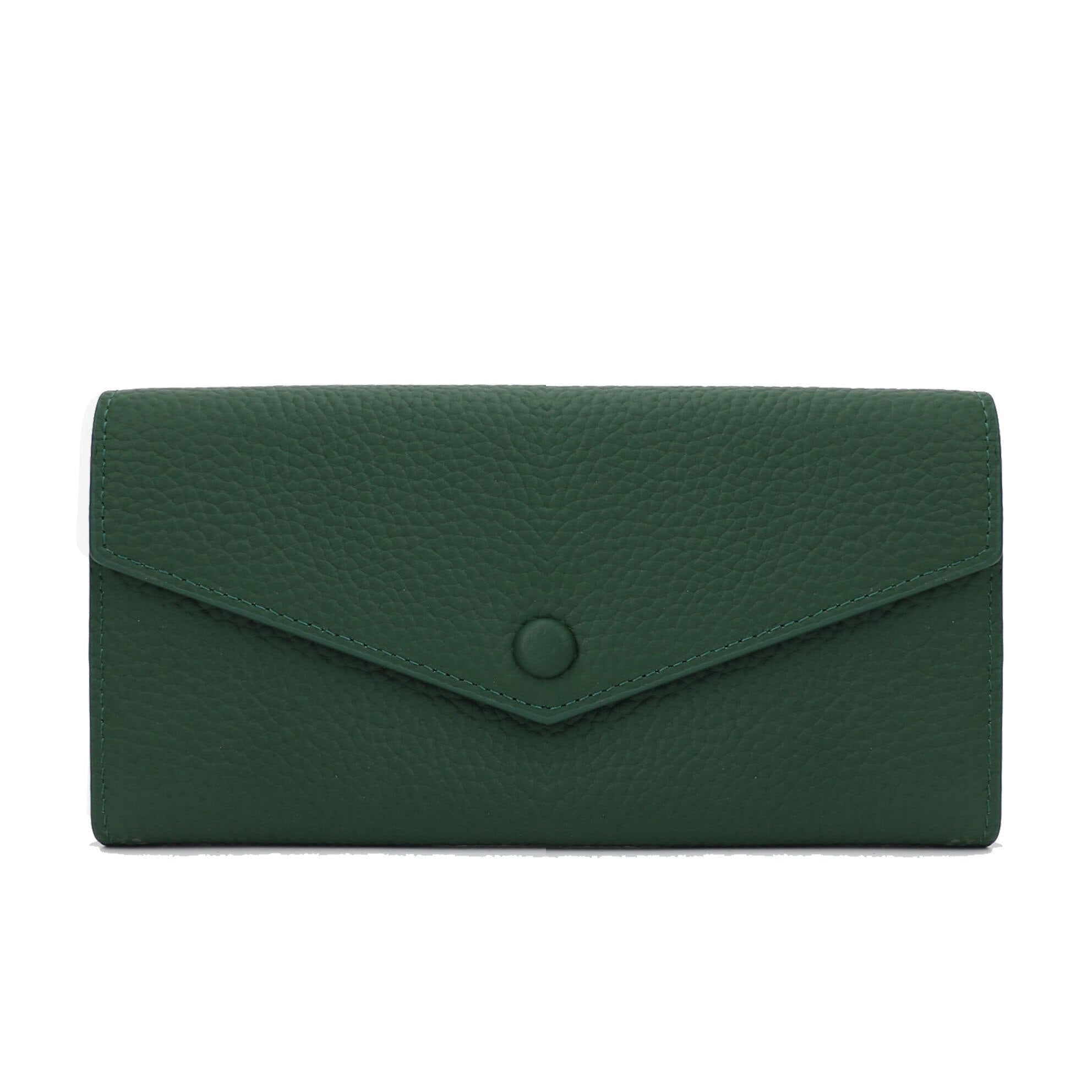 SAINT LAURENT Envelope Small Leather Wallet in Black | Endource