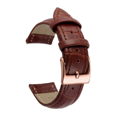 Elevate your wrist game with the Best Selling Leather Watch Strap. Handmade from genuine Italian leather, this luxury-designed strap is 100% high-quality and perfect for both men and women. Replace your wristwatch band with this soft and comfortable leather strap for the ultimate in style and comfort. The best-selling real leather watch strap is a must-have accessory for anyone who wants to add a touch of luxury to their wristwatch. Buy it online now.