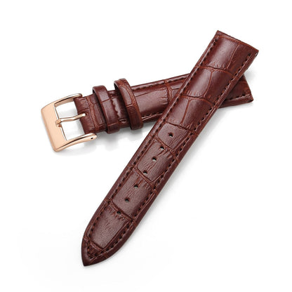 Elevate your wrist game with the Best Selling Leather Watch Strap. Handmade from genuine Italian leather, this luxury-designed strap is 100% high-quality and perfect for both men and women. Replace your wristwatch band with this soft and comfortable leather strap for the ultimate in style and comfort. The best-selling real leather watch strap is a must-have accessory for anyone who wants to add a touch of luxury to their wristwatch. Buy it online now.