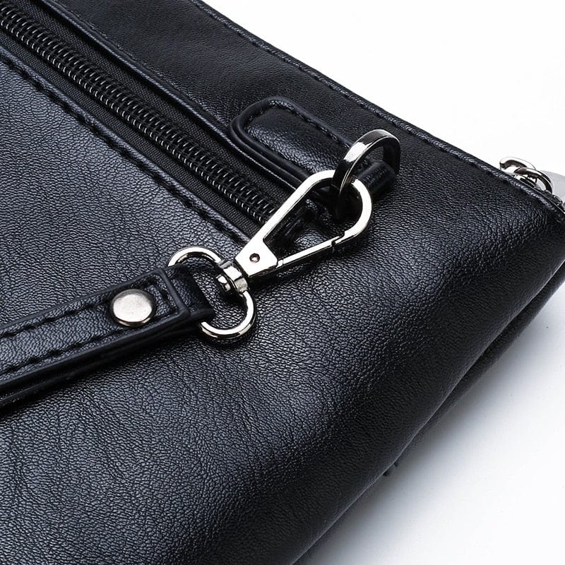 Best Selling Leather Pouch Case Bag for Men and Women. This handmade luxury design brand leather pouch is the perfect solution for business and travel use. The pouch is made from 100% real leather, providing a high-quality and durable solution for your mobile, iPad, and MacBook.