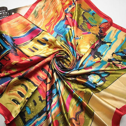 Best Animal Printed Silk Scarves for women Wild animal and Jungle printed Luxury Silk Scarves and Stoles Multicoloured Handmade Silk Scarf Multicoloured Silk Scarf with Blue, Red, Black, White, Pink, Grey, Navy, Brown, Green, Yellow, Gold, Purple, Coffee, and Orange Colours. Luxury twill Silk women&