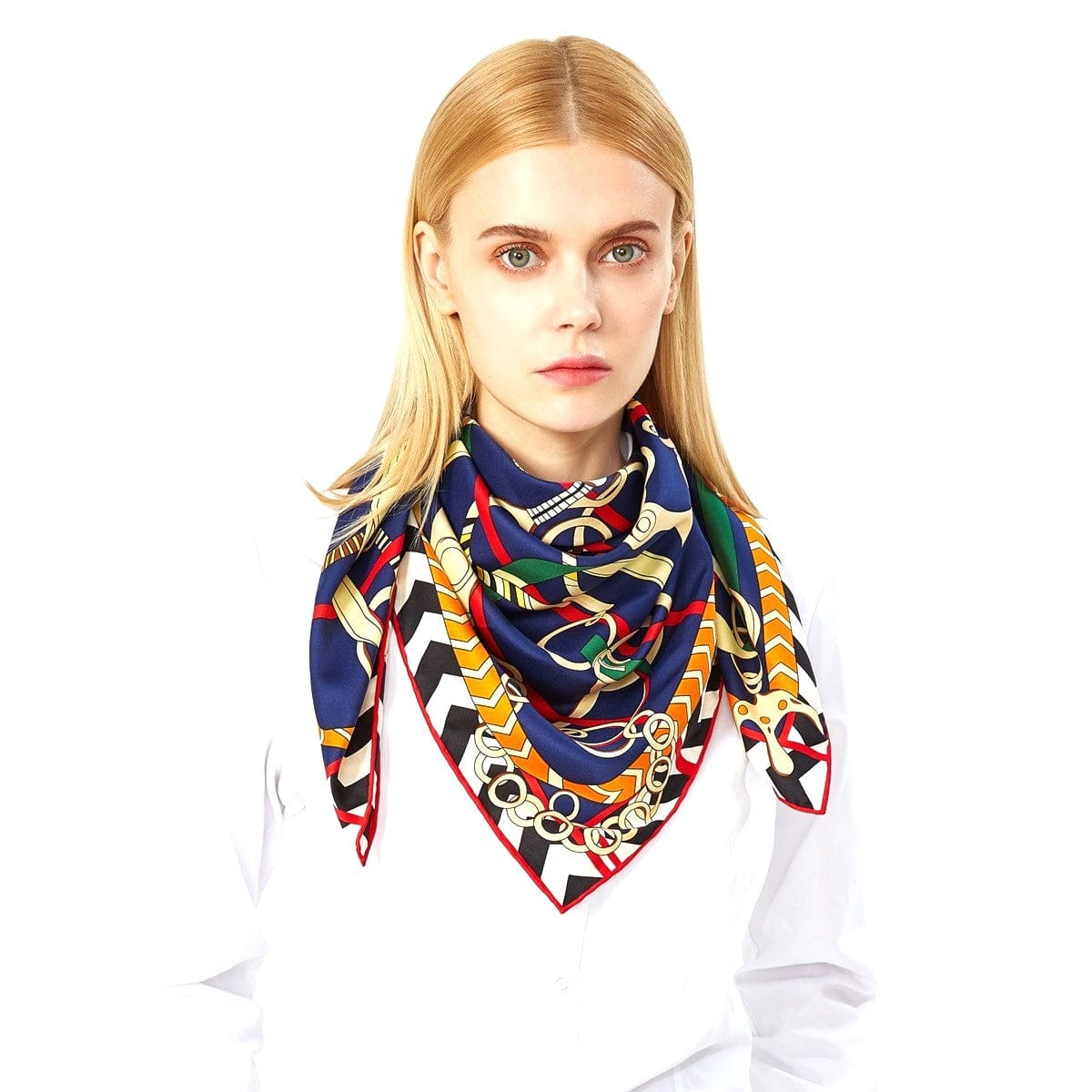 Women's Luxury Designed 100% Real Silk Scarf  Elegant Shawl and Stole –  Emphes Lifestyle